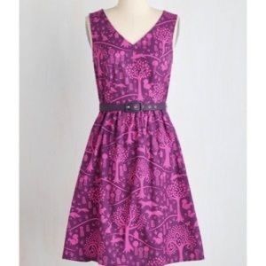 ModCloth Folks and Dreams dress in size L